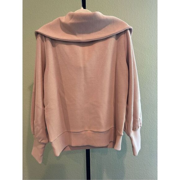 Varley Vine Half-Zip Pullover in Mahogany Rose Size XS - Picture 6 of 10